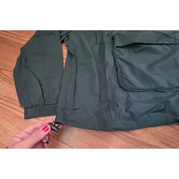 Supervsn S-GRID Anorak Jacket Mens Sz M Dk Green Oversized Streetwear‎ Skate NWT